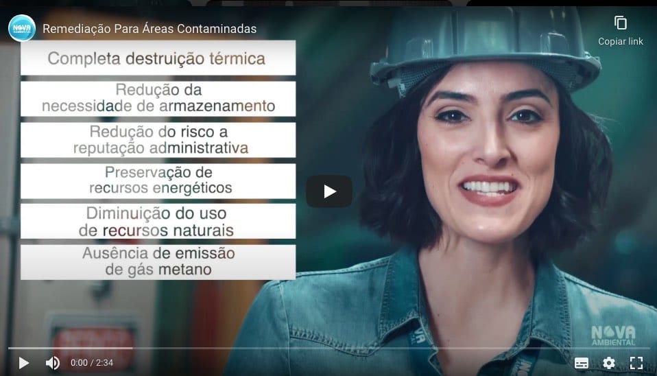 Vídeo sobre Coprocessamento de Resíduos e Solos Contaminados